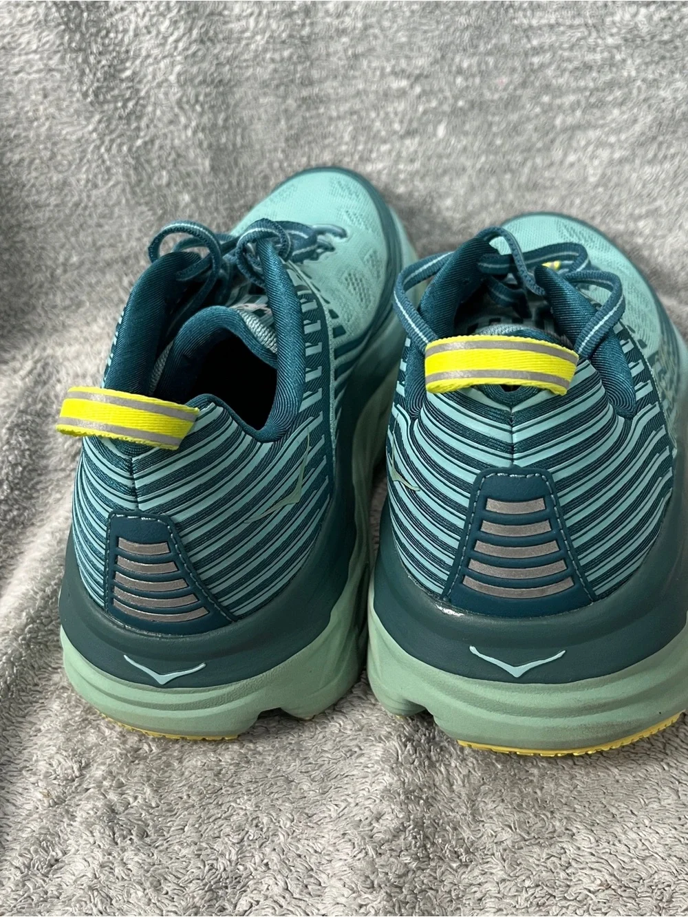Hoka bondi 6 running shoes sneakers aqua haze women’s size 7.5 excellent